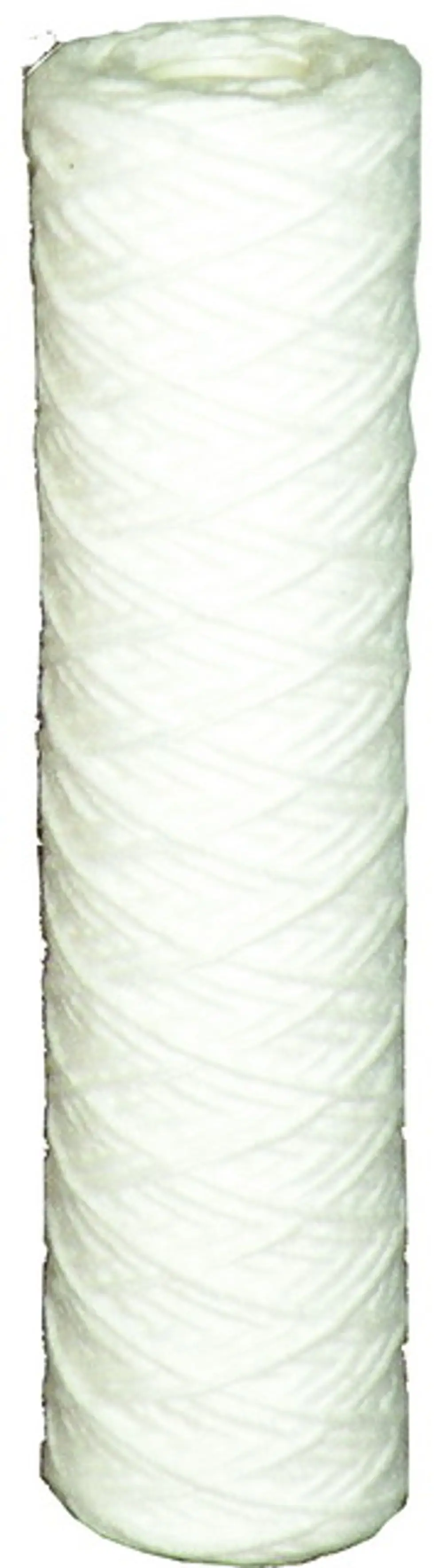 Weißer Filtereinsatz, zylindrisch, mit gewendeltem Design, geeignet für Anwendungen von IMI Hydronic Engineering, zur Filtration von Flüssigkeiten.